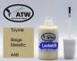 Preview: Toyota, Beige Metallic, 4A6: 20ml Lackstift, von ATW Autoteile West.